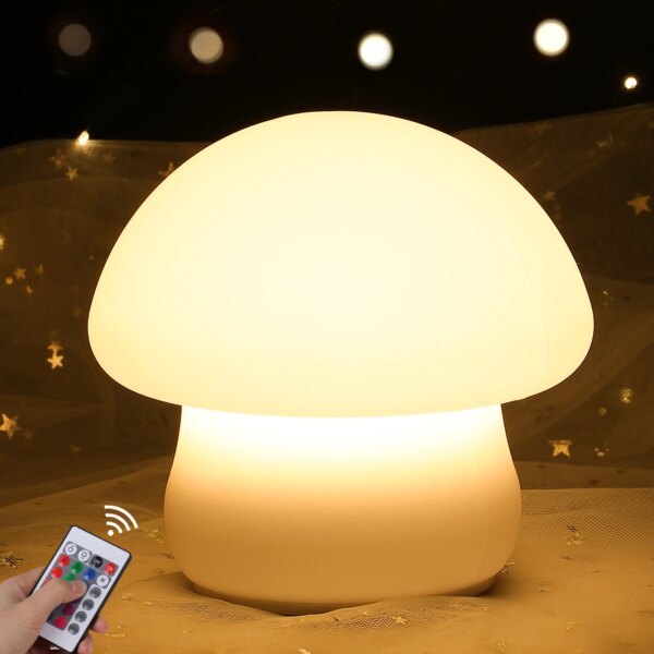 Lampe LED champignon tactile