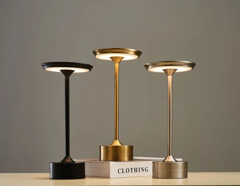 Lampe champignon plat LED