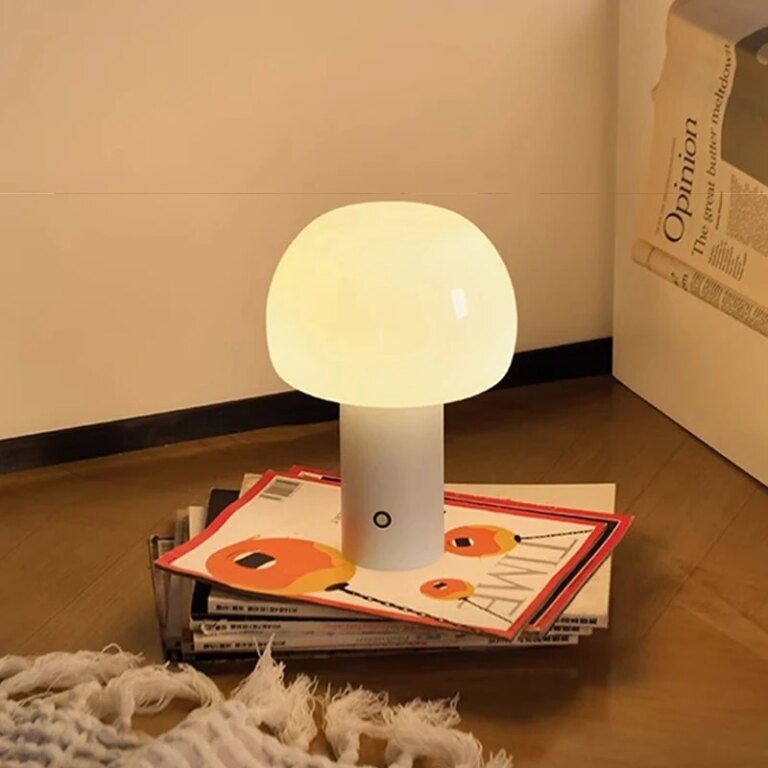Lampe champignon sans fil et tactile