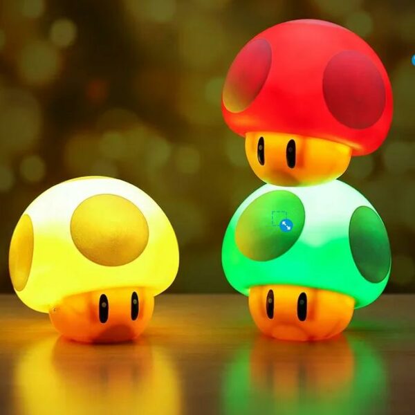 Veilleuse champignon Mario LED