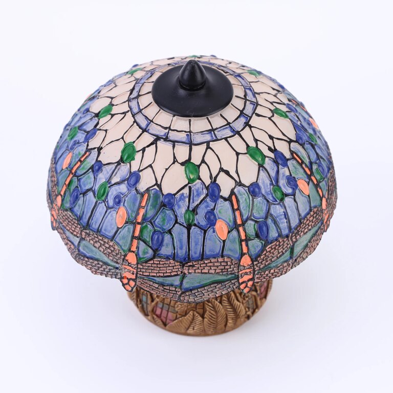 Lampe de table champignon style libellule