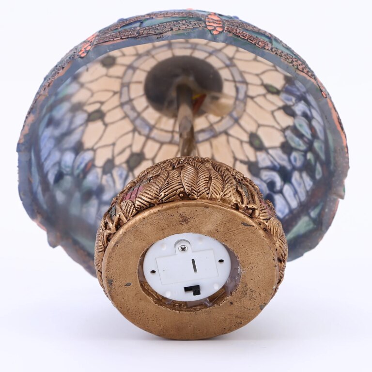 Lampe de table champignon style libellule