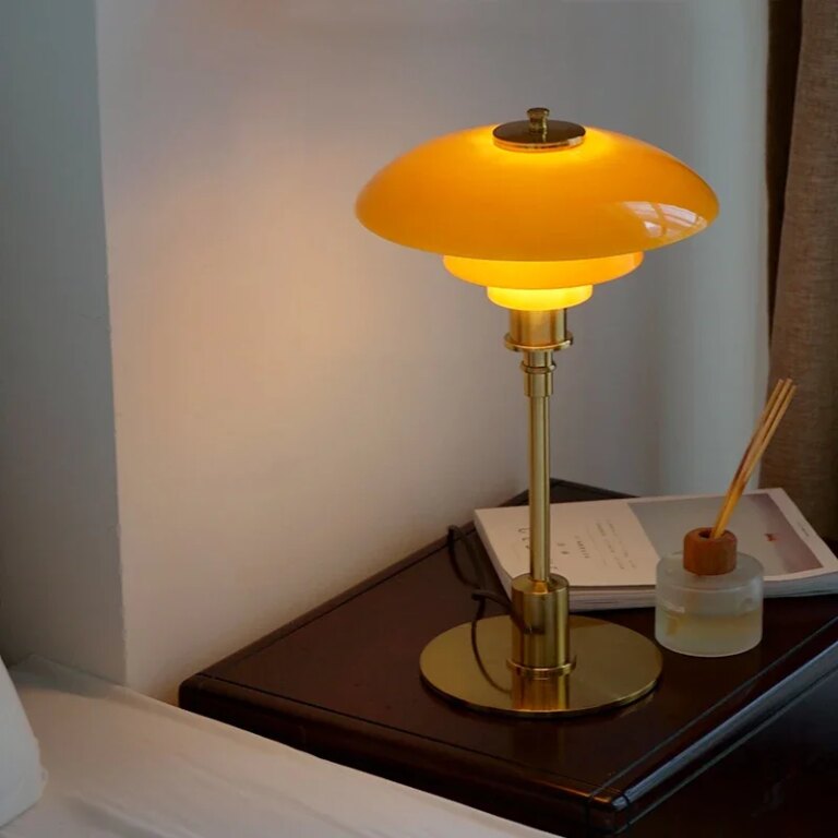 Lampe paquebot en verre nordique