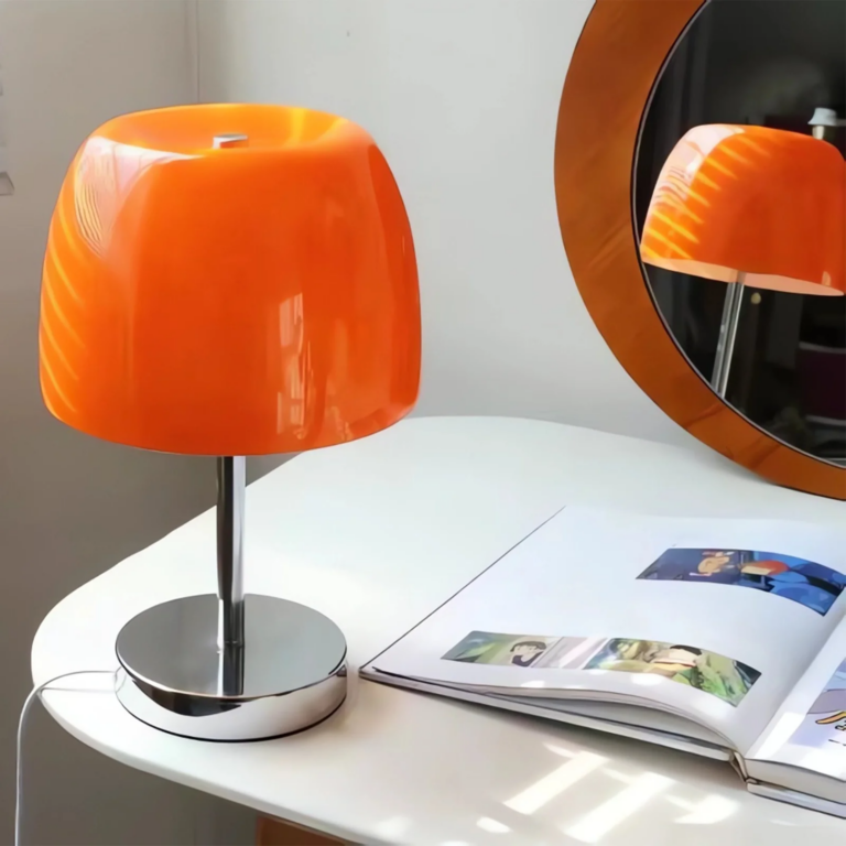 Lampe champignon en verre de Murano