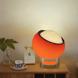 Lampe champignon boule créative