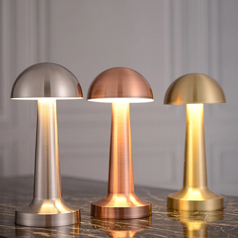 Petite lampe champignon moderniste