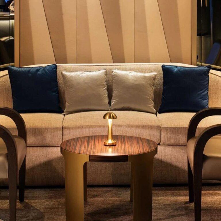 petite lampe champignon moderniste