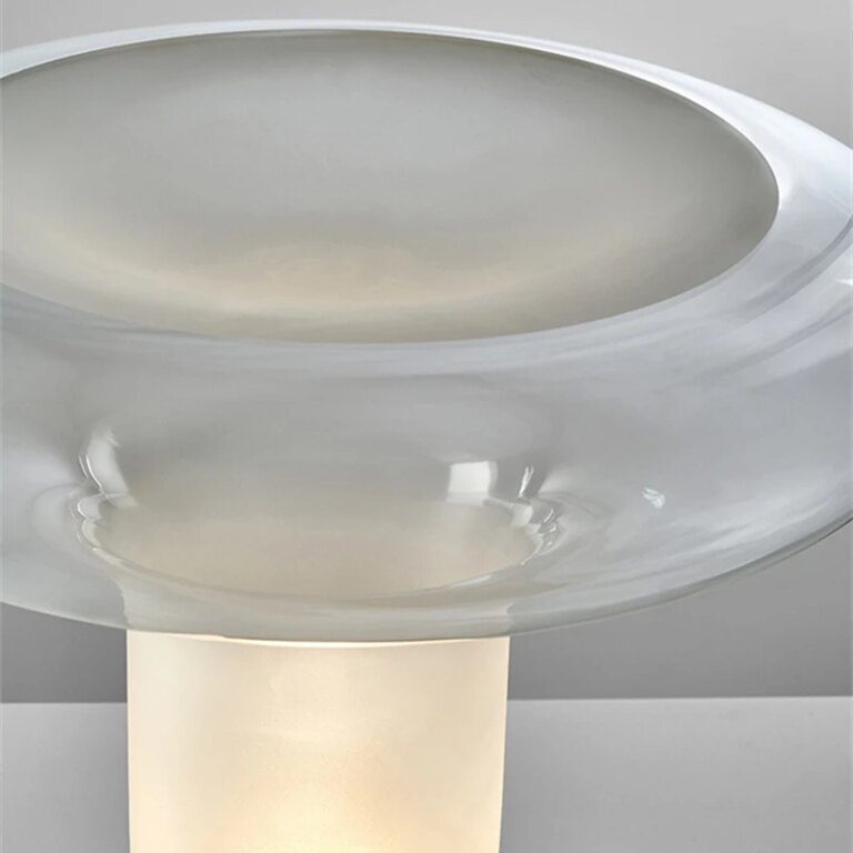 lampe champignon italienne en verre