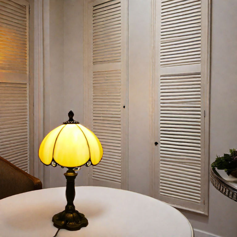 Lampe Champignon Tiffany Lumière du soleil