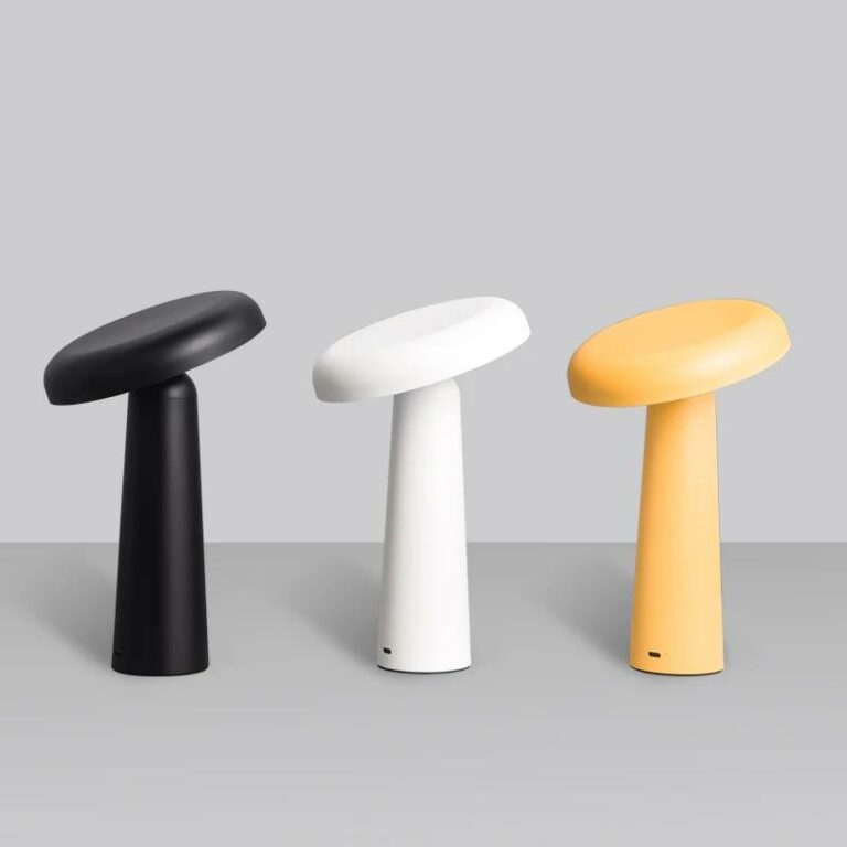 Lampe champignon nordique pour table