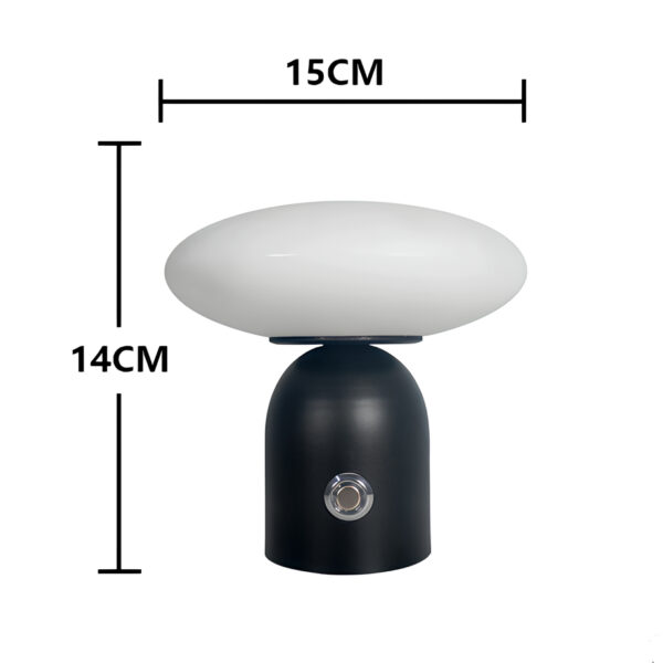 IMG lampe champignon noire tactile 4