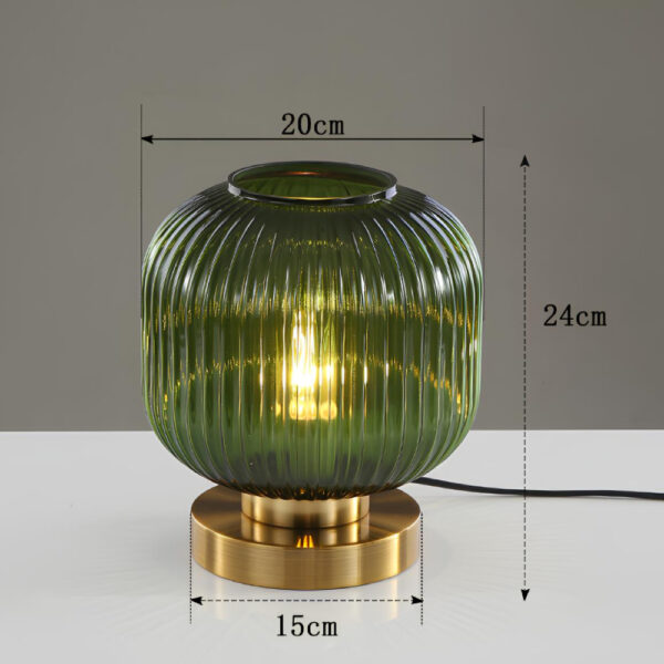 IMG lampe table champignon verre design vintage 6